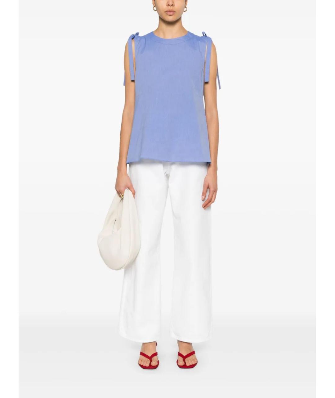 'S MAX MARA Синяя майка, фото 5