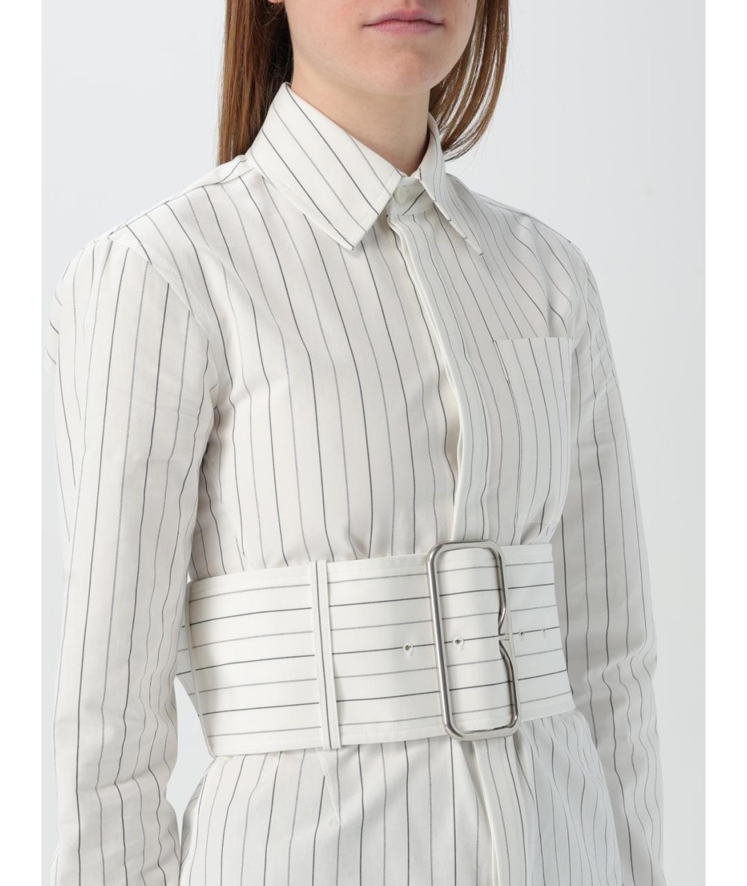 BURBERRY Белая хлопковая рубашка, фото 5