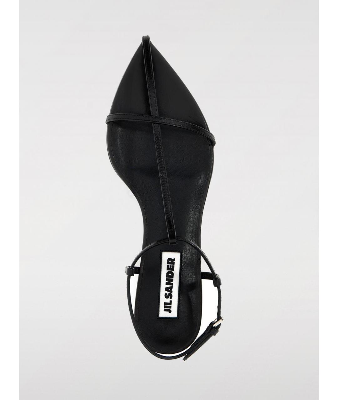 JIL SANDER Черные босоножки, фото 3