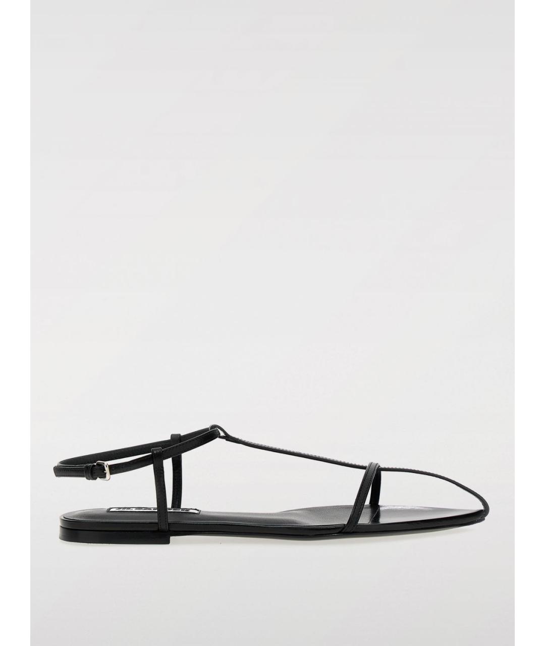 JIL SANDER Черные босоножки, фото 4