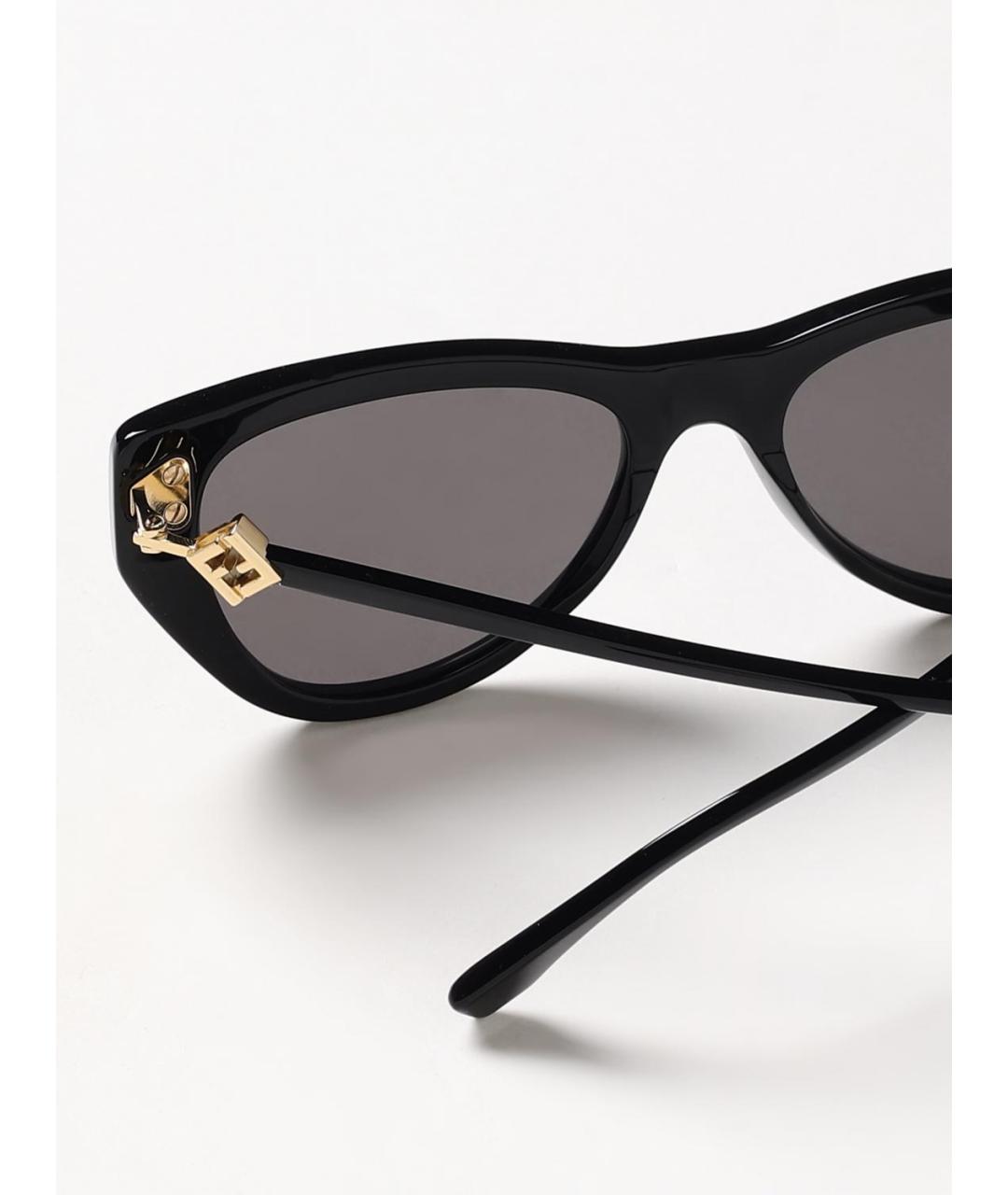 FENDI Черные солнцезащитные очки, фото 4