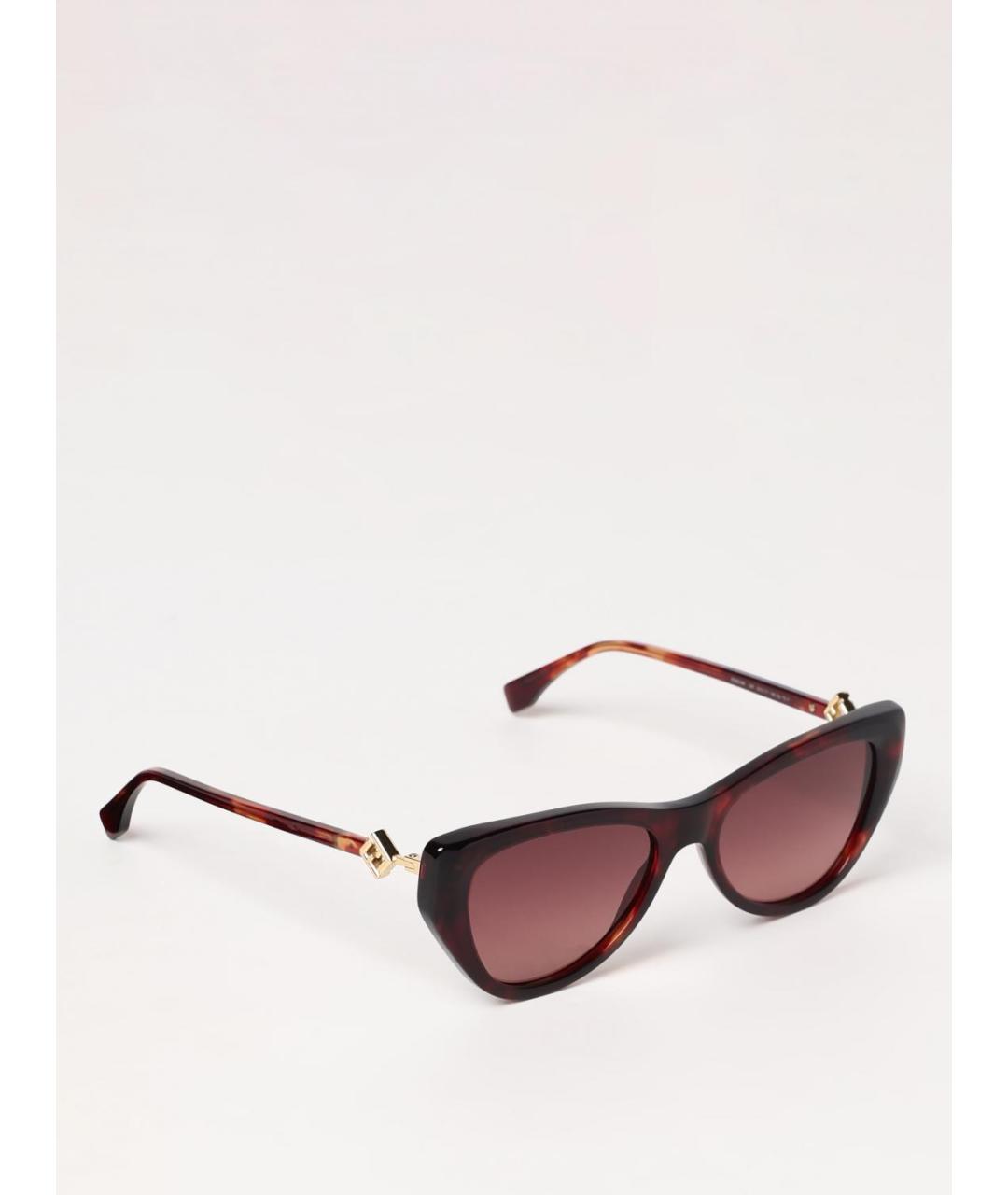 FENDI Красные солнцезащитные очки, фото 5
