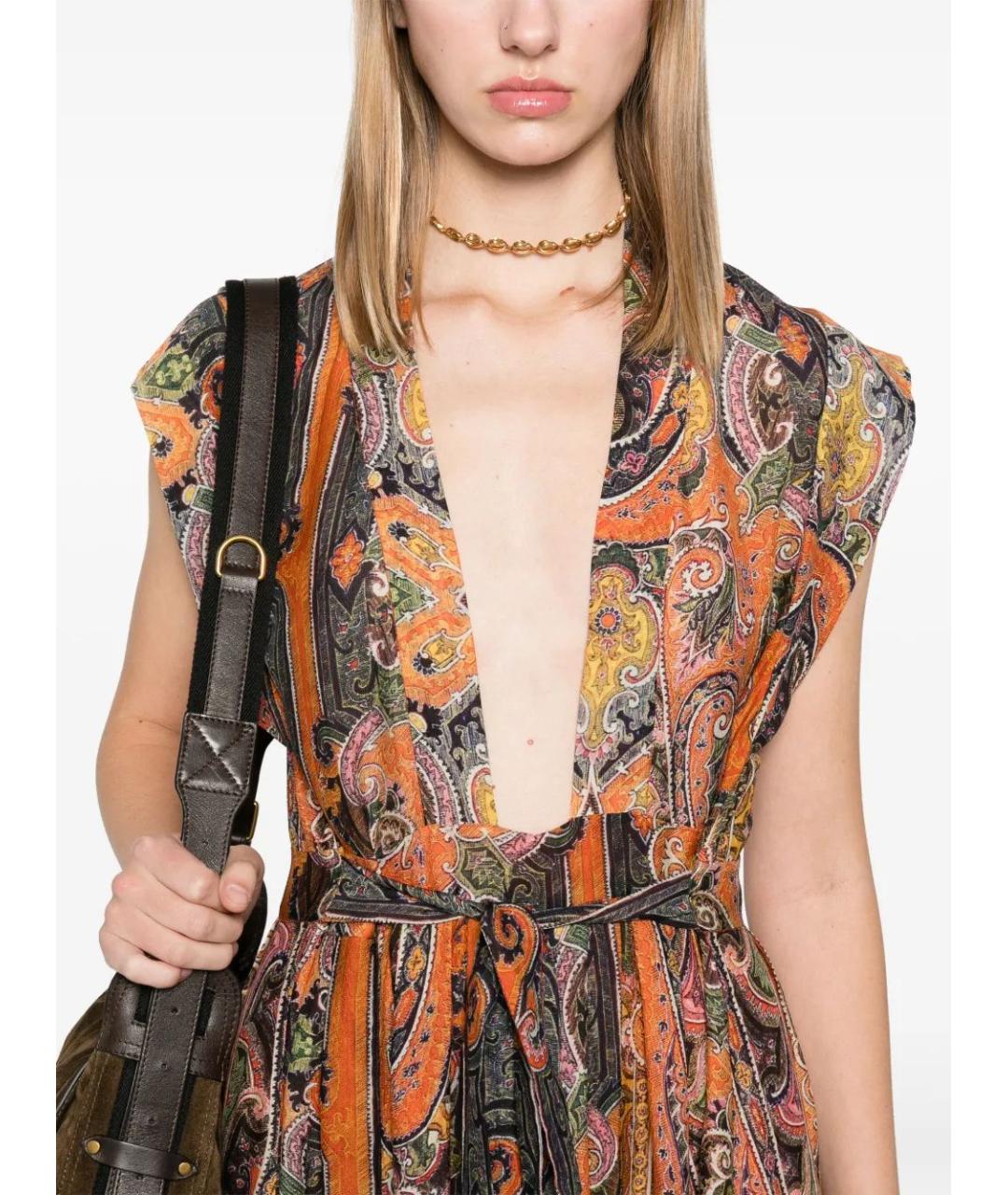 ISABEL MARANT Мульти повседневное платье, фото 4