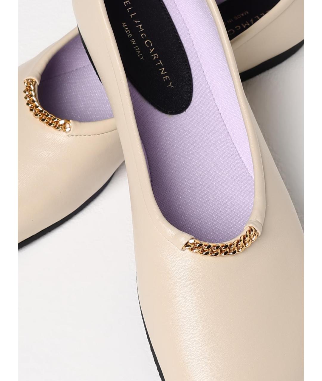 STELLA MCCARTNEY Желтые балетки, фото 4
