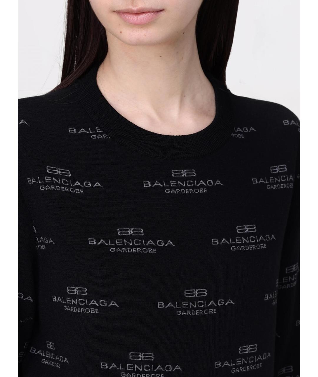 BALENCIAGA Черный джемпер / свитер, фото 6