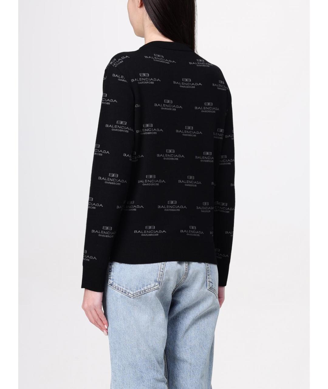 BALENCIAGA Черный джемпер / свитер, фото 4