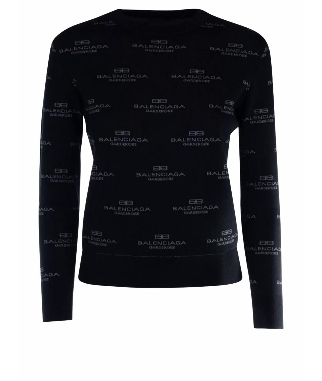 BALENCIAGA Черный джемпер / свитер, фото 1