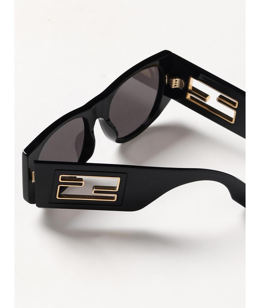 FENDI Черные солнцезащитные очки, фото 4