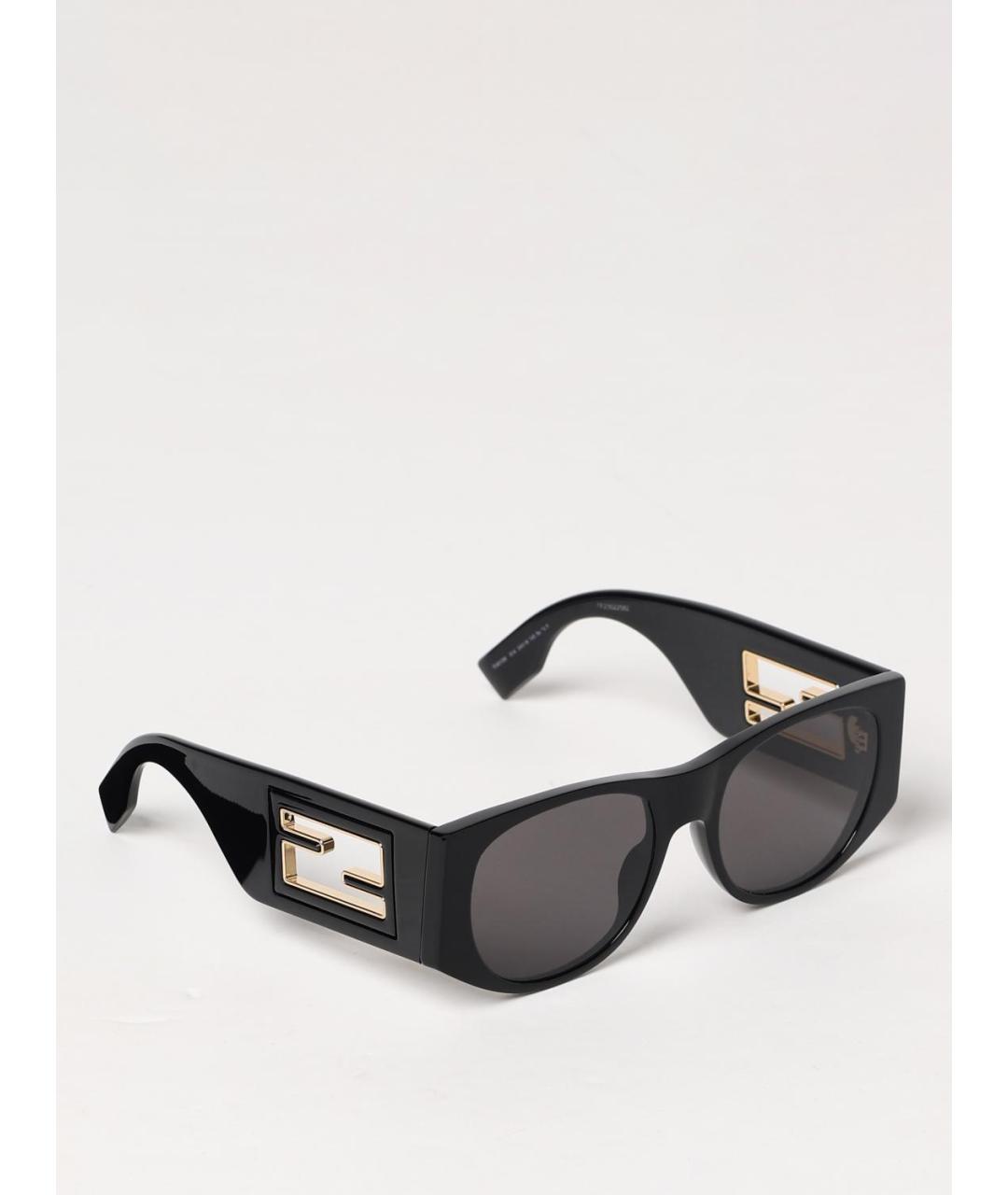 FENDI Черные солнцезащитные очки, фото 5