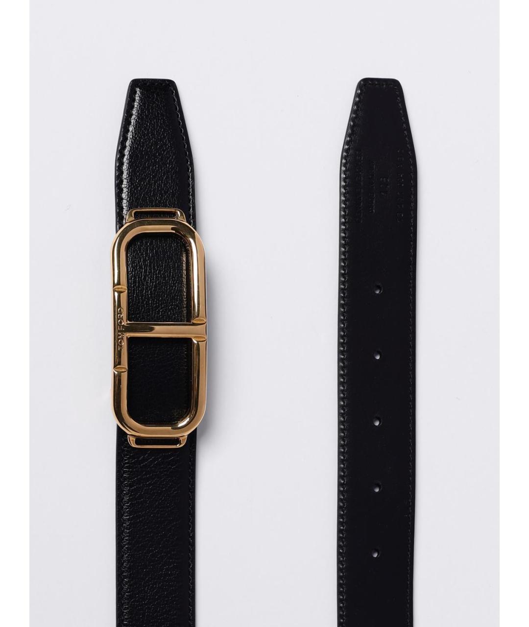 TOM FORD Черный ремень, фото 3