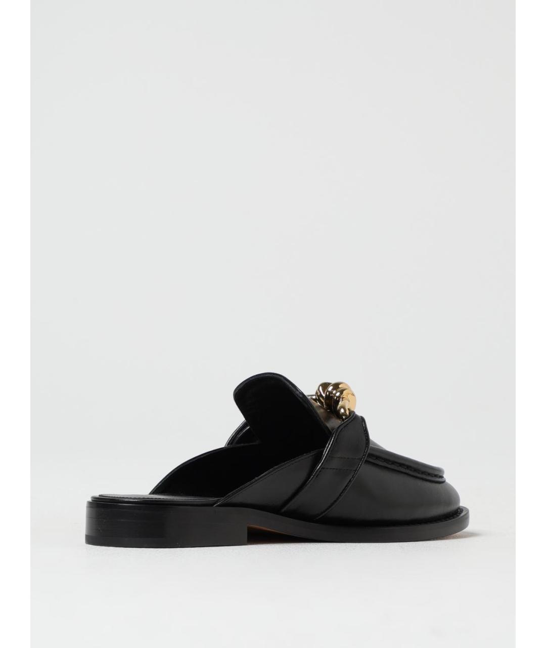 BOTTEGA VENETA Черные кожаные мюли, фото 3