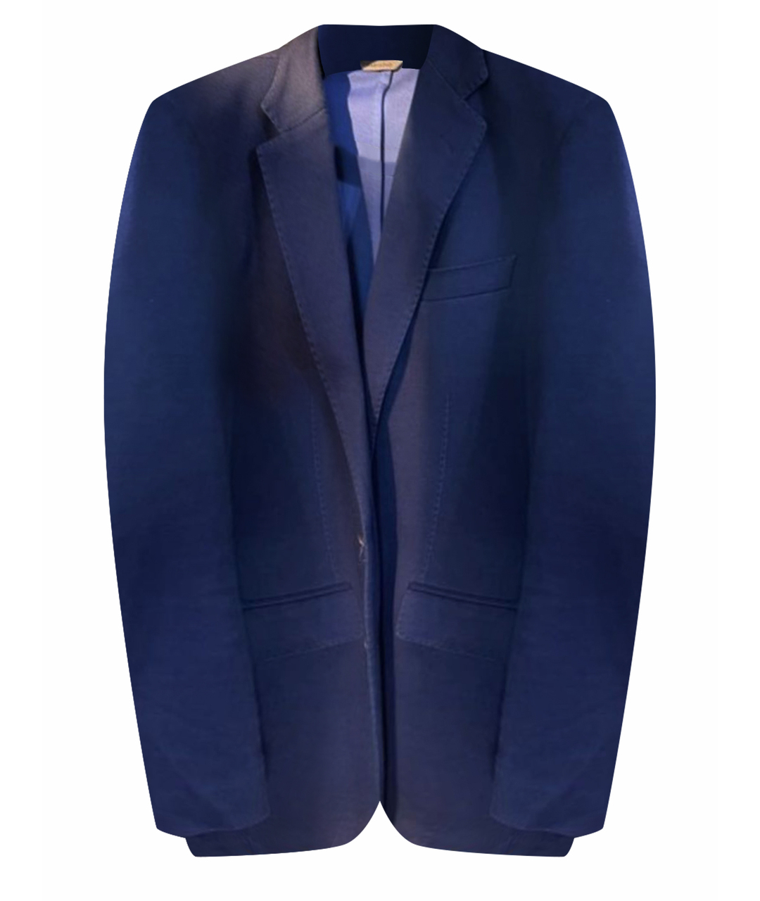 CANALI Темно-синий хлопковый пиджак, фото 1