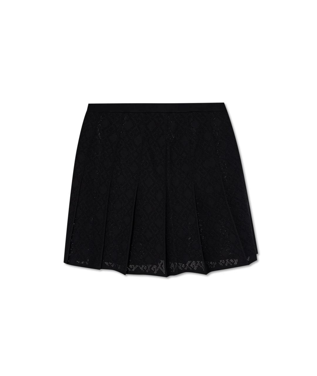 GIVENCHY Черная вискозная юбка мини, фото 1