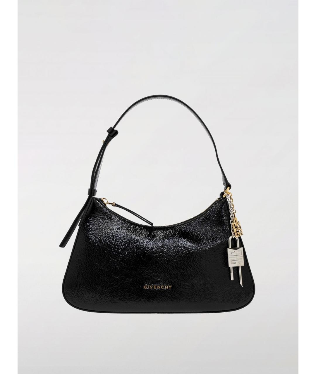 GIVENCHY Черная кожаная сумка через плечо, фото 4