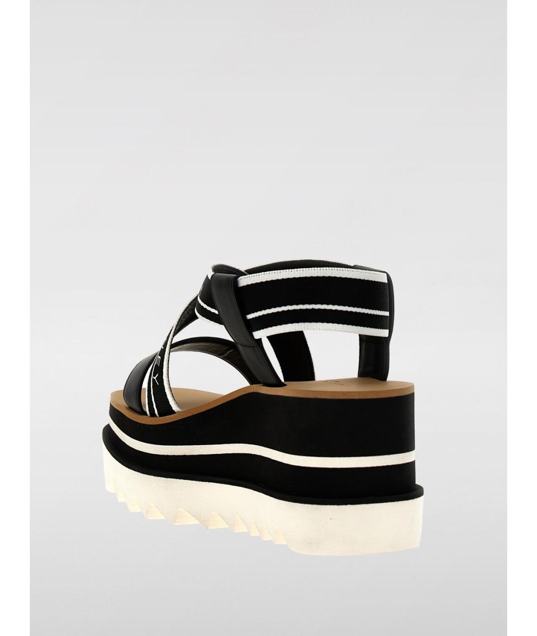 STELLA MCCARTNEY Белые текстильные сандалии, фото 3