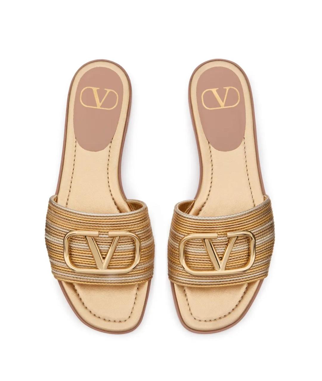 VALENTINO Золотые сандалии, фото 4