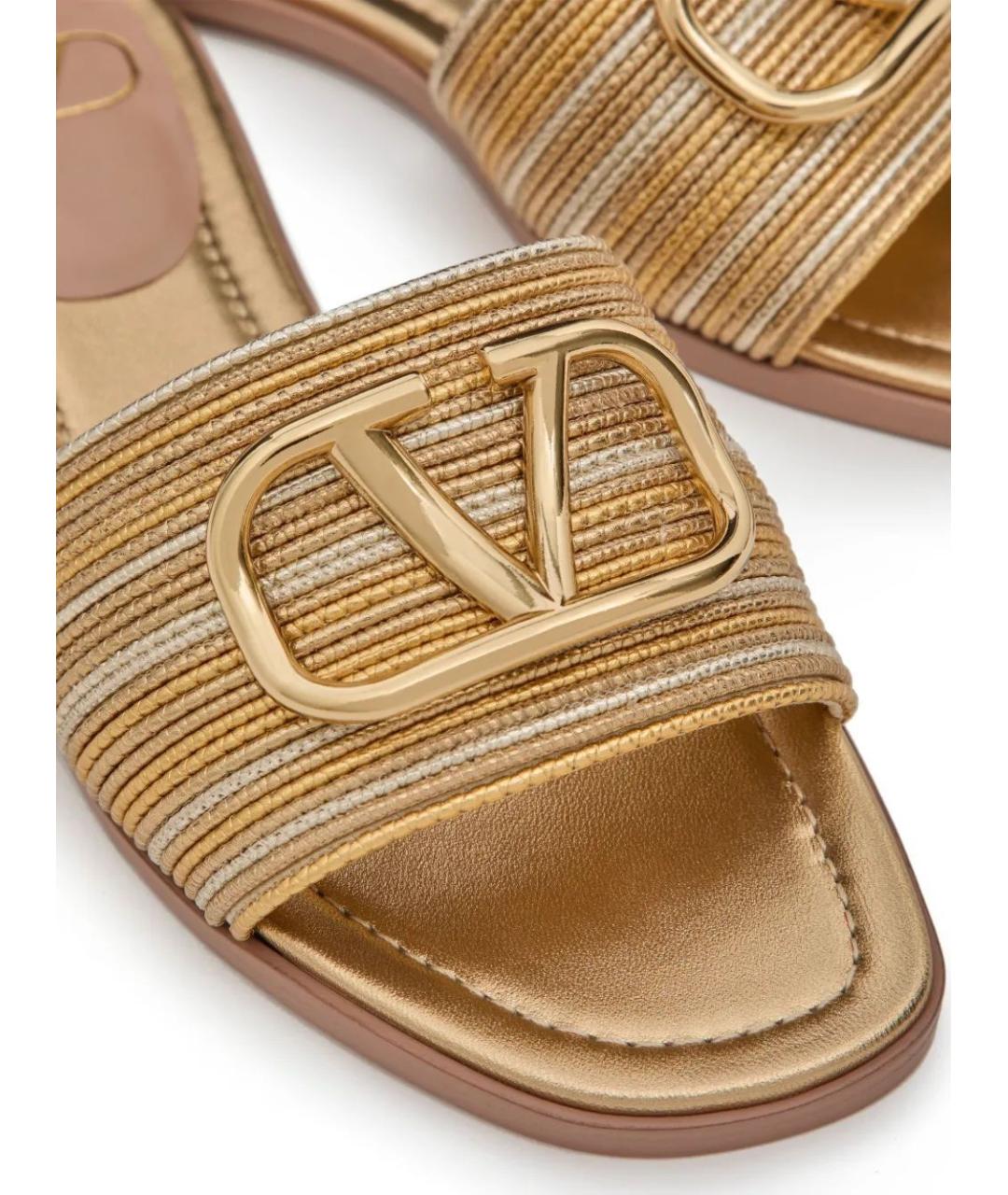 VALENTINO Золотые сандалии, фото 5