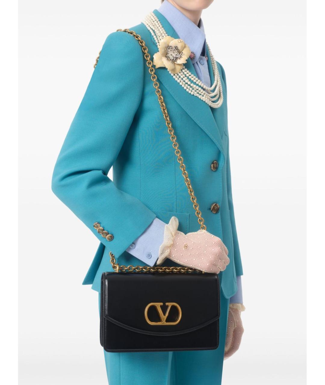 VALENTINO Голубая хлопковая рубашка, фото 2