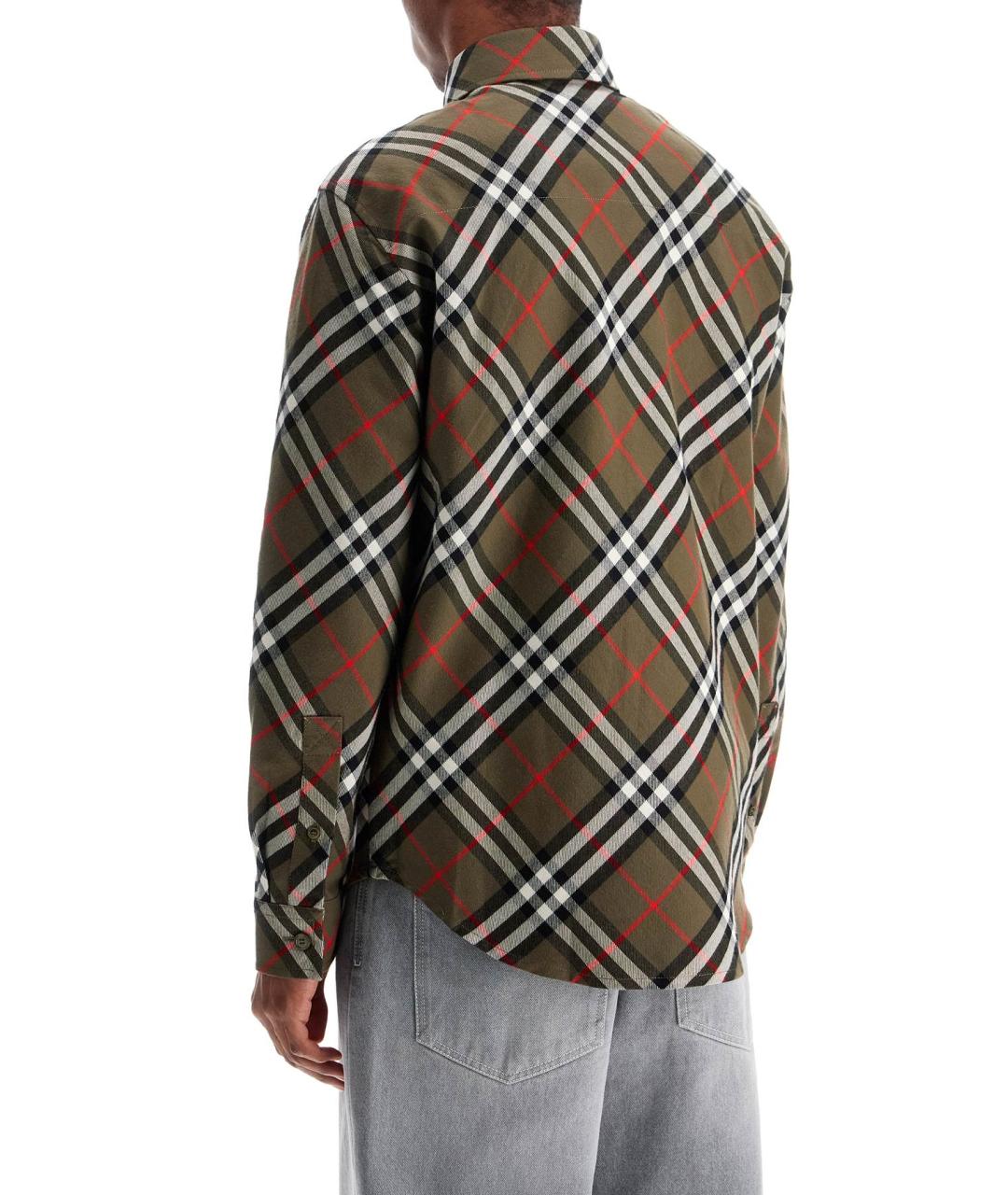 BURBERRY Коричневая кэжуал рубашка, фото 3