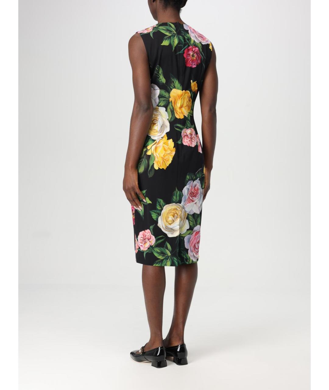DOLCE&GABBANA Мульти коктейльное платье, фото 3