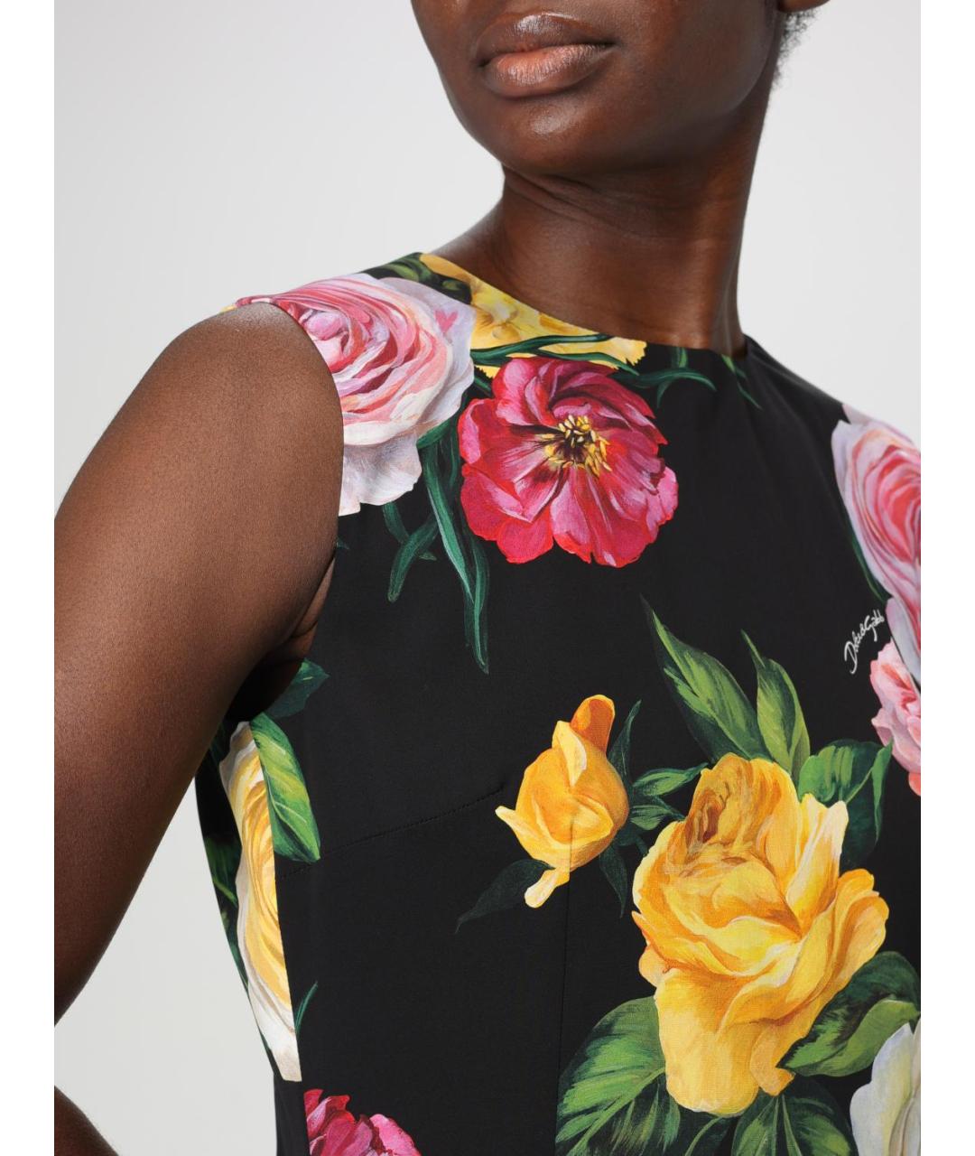 DOLCE&GABBANA Мульти коктейльное платье, фото 5