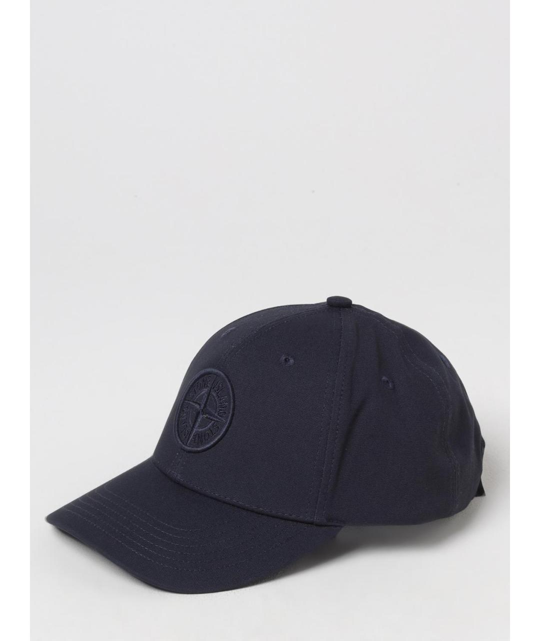 STONE ISLAND Синяя кепка/бейсболка, фото 4