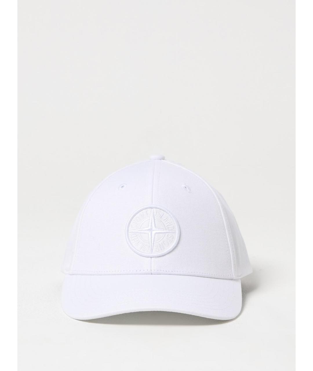 STONE ISLAND Белая кепка/бейсболка, фото 2