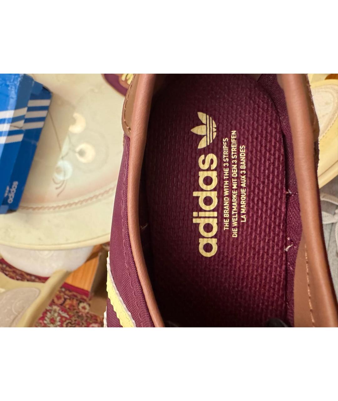 ADIDAS Коричневые текстильные кроссовки, фото 8