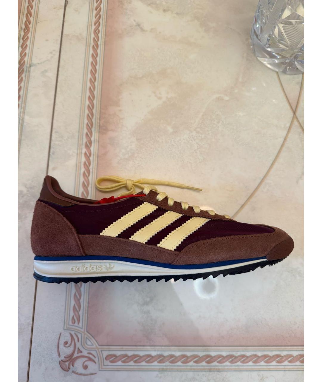 ADIDAS Коричневые текстильные кроссовки, фото 9