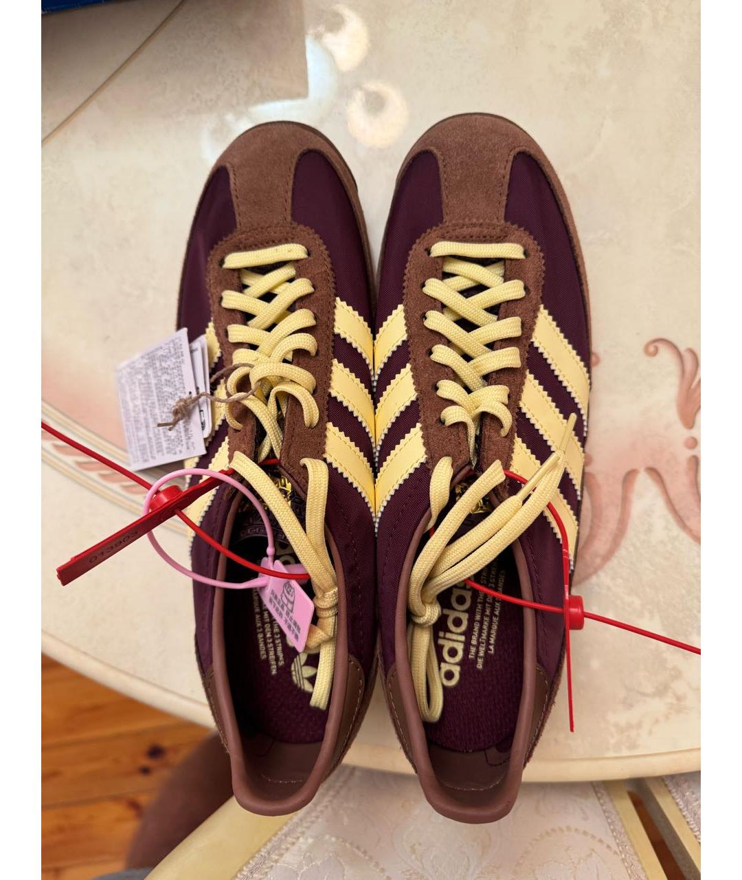 ADIDAS Коричневые текстильные кроссовки, фото 7