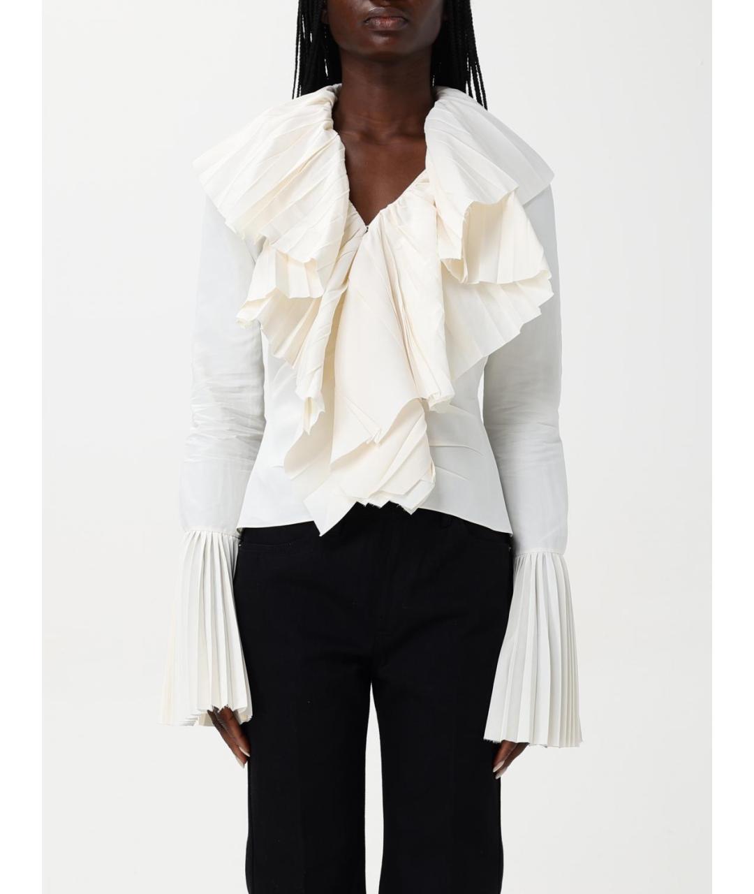 ALEXANDER MCQUEEN Белая блузы, фото 2