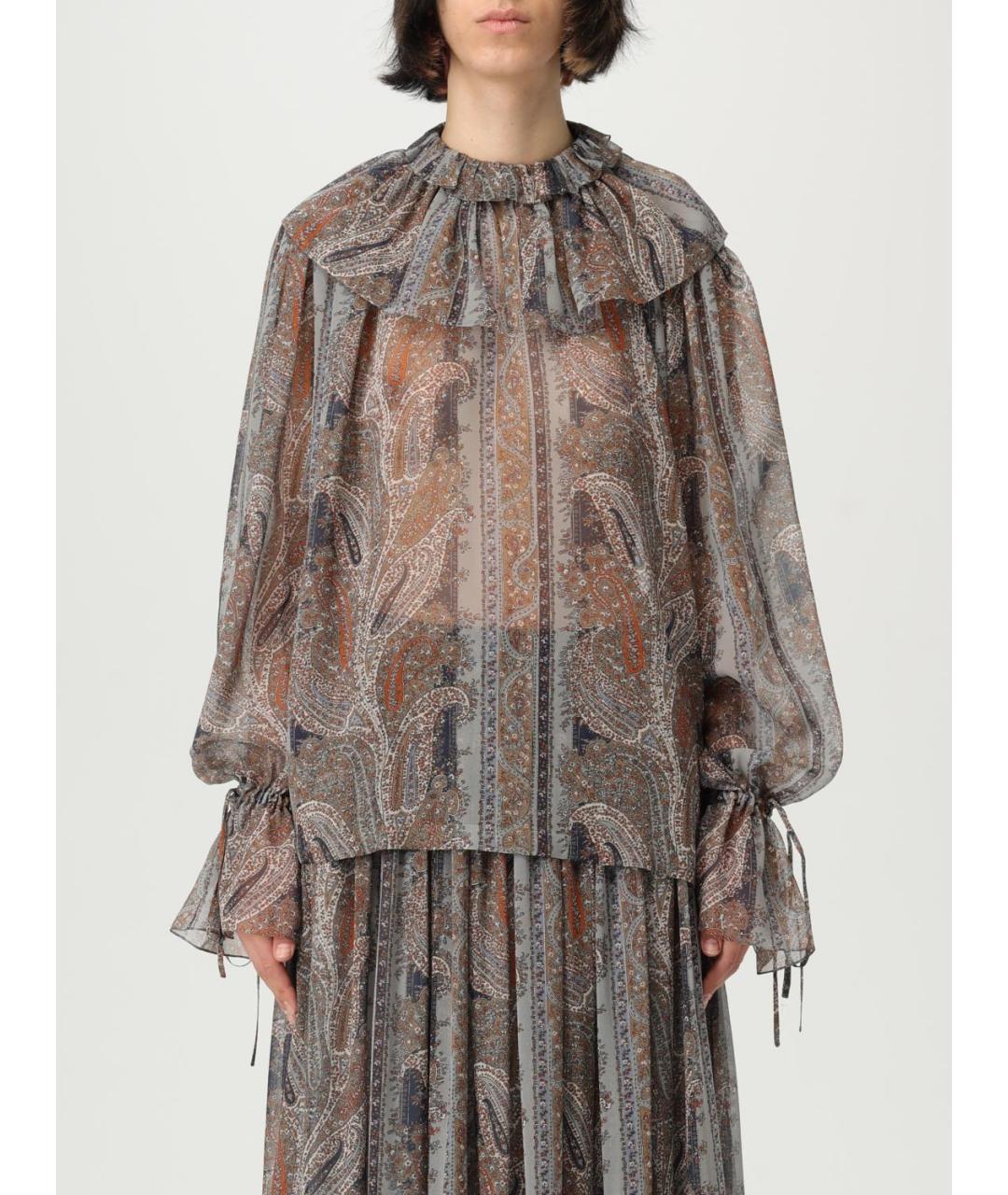 SAINT LAURENT Мульти блузы, фото 2