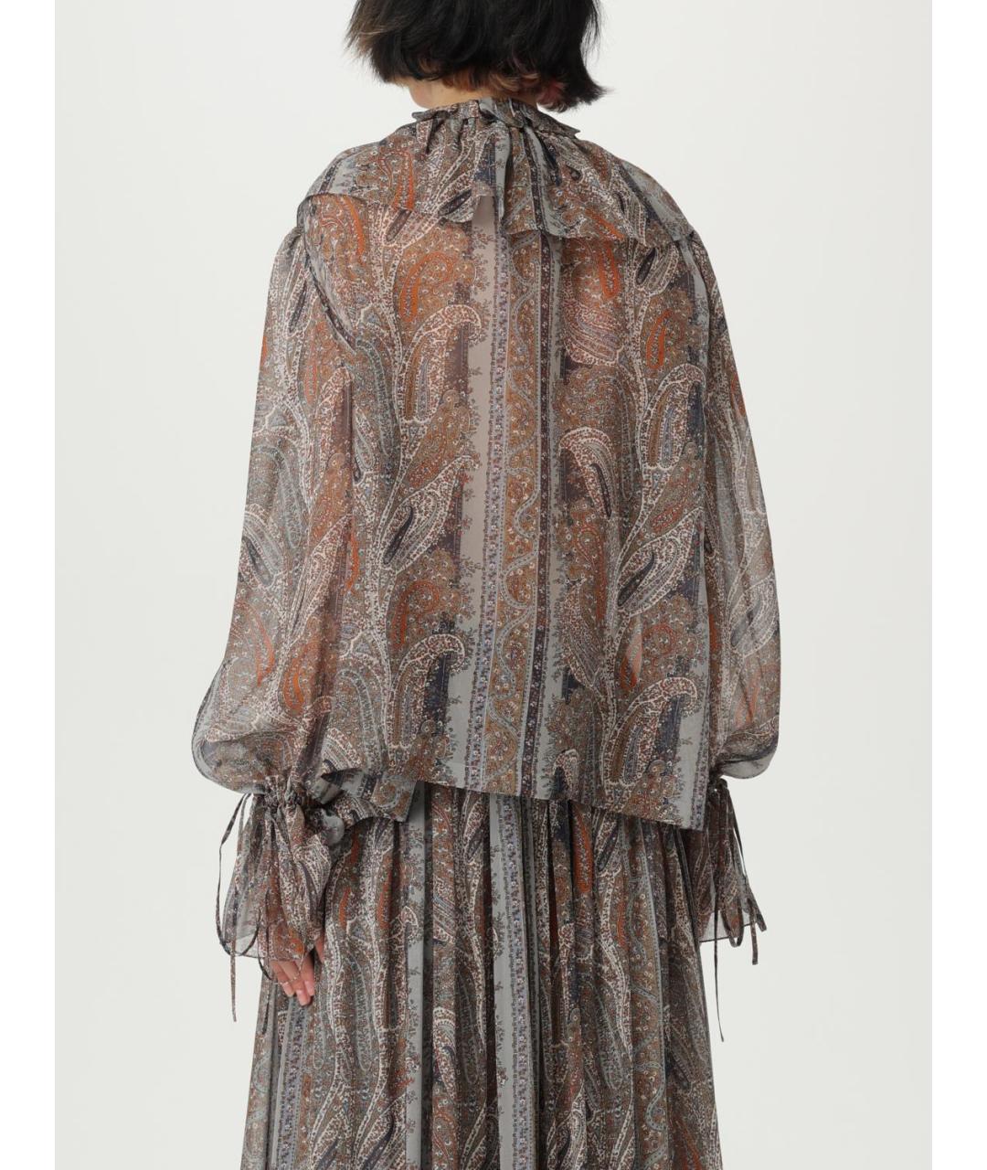 SAINT LAURENT Мульти блузы, фото 4