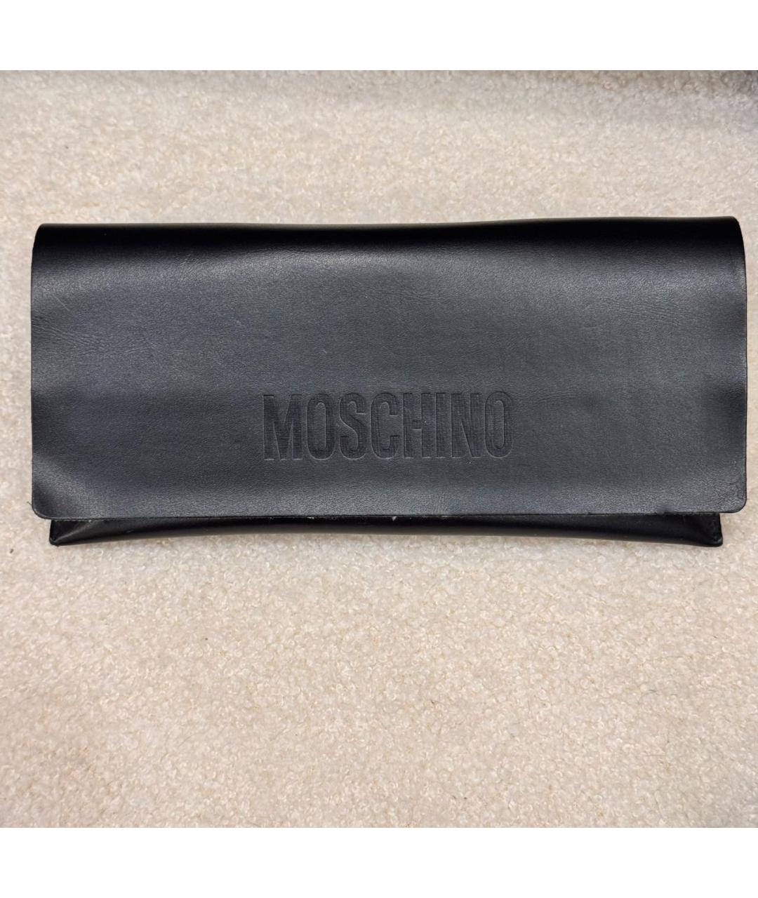 LOVE MOSCHINO Черные пластиковые солнцезащитные очки, фото 4