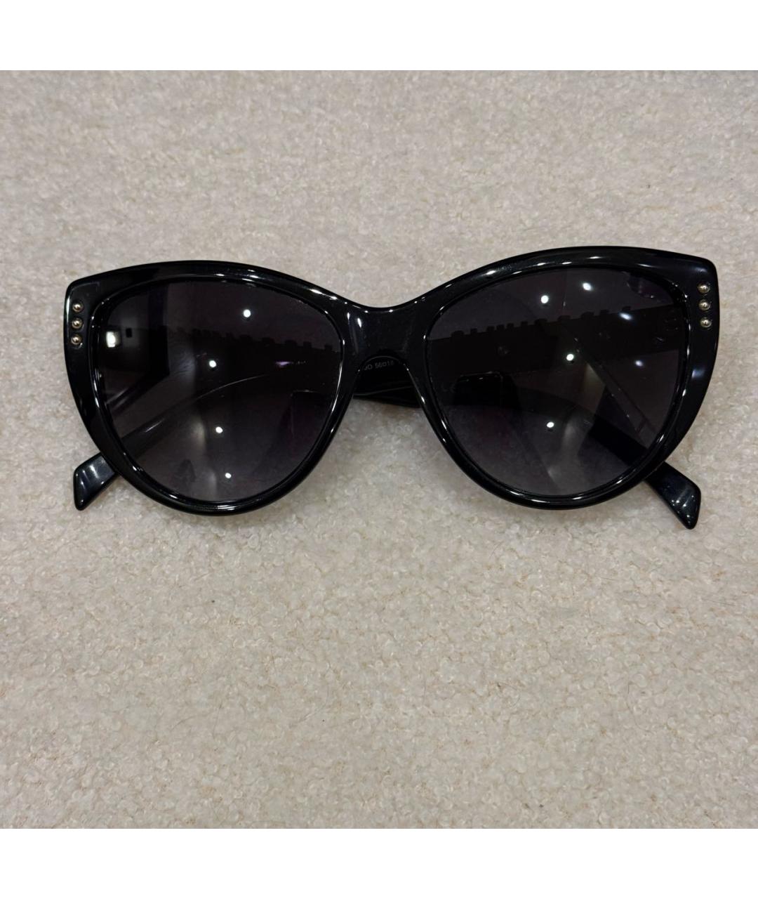 LOVE MOSCHINO Черные пластиковые солнцезащитные очки, фото 7