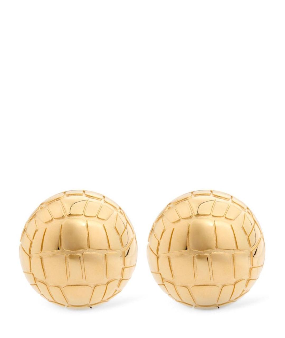 JACQUEMUS Золотые латунные серьги, фото 1