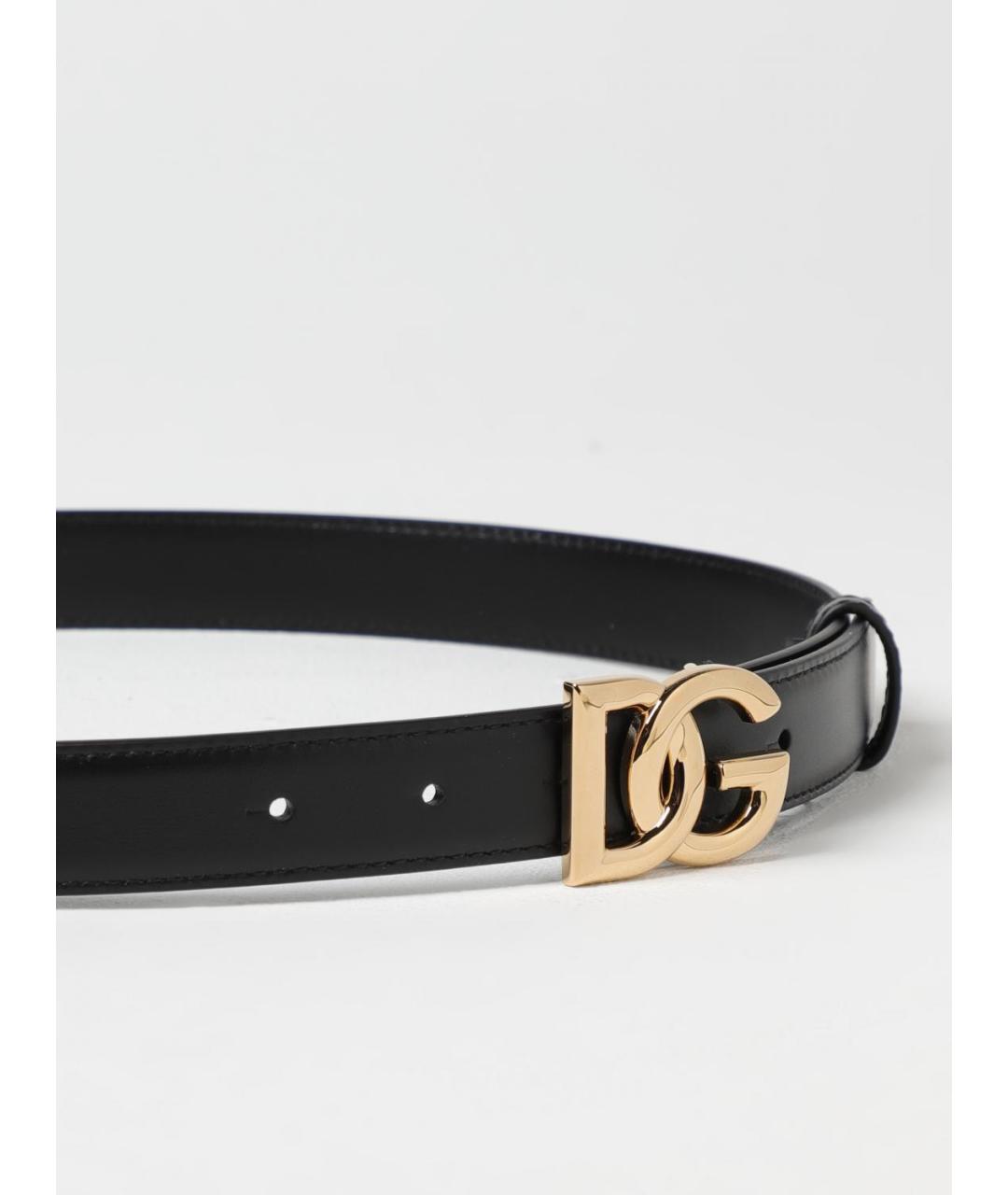 DOLCE&GABBANA Черный ремень, фото 2