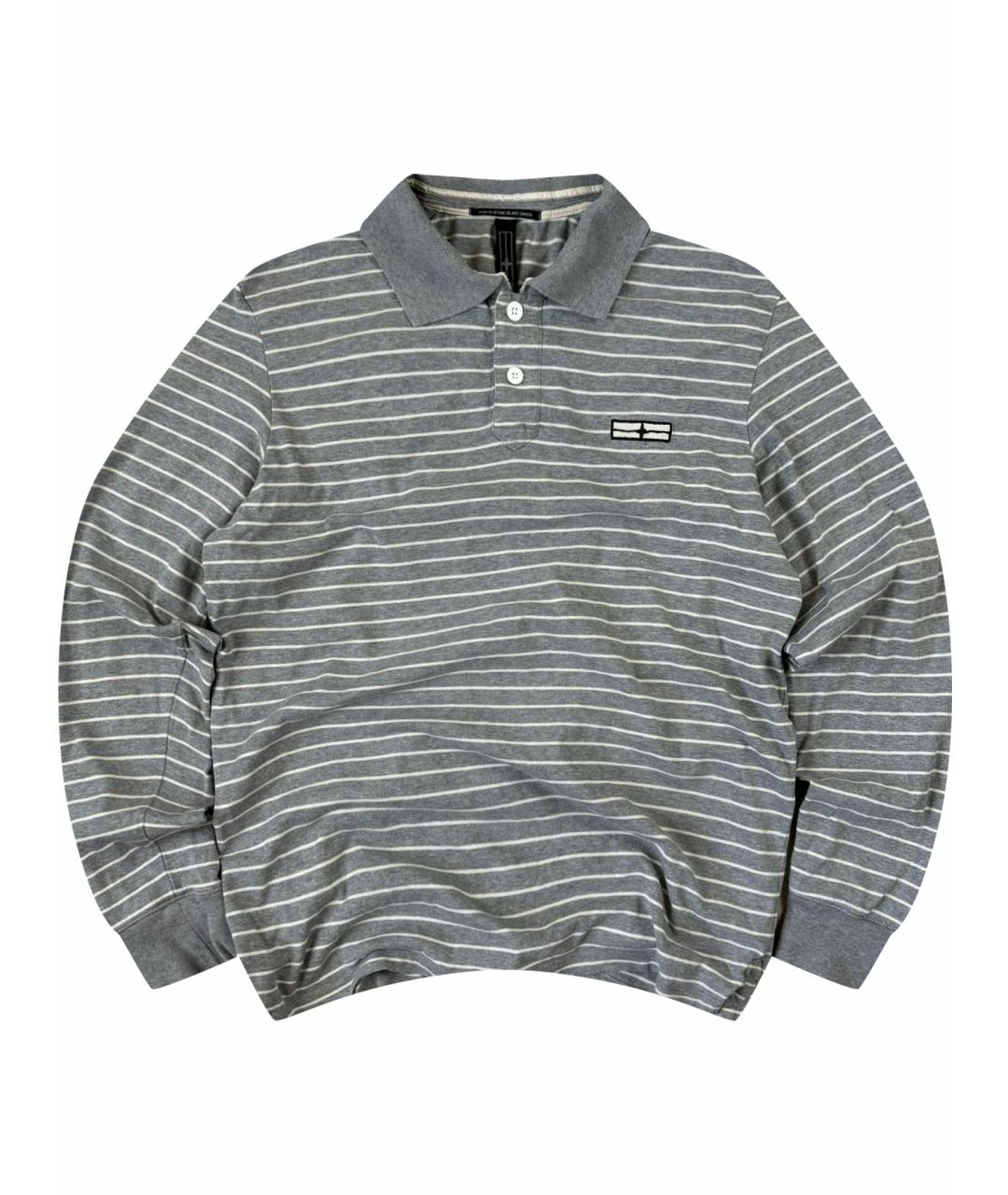 STONE ISLAND Серый хлопковый джемпер / свитер, фото 1