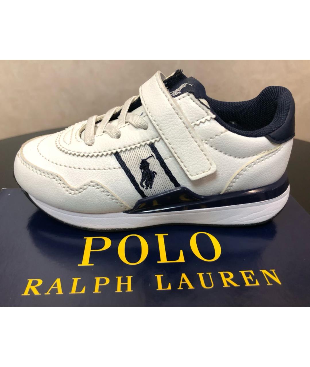 POLO RALPH LAUREN Белые кеды, фото 9