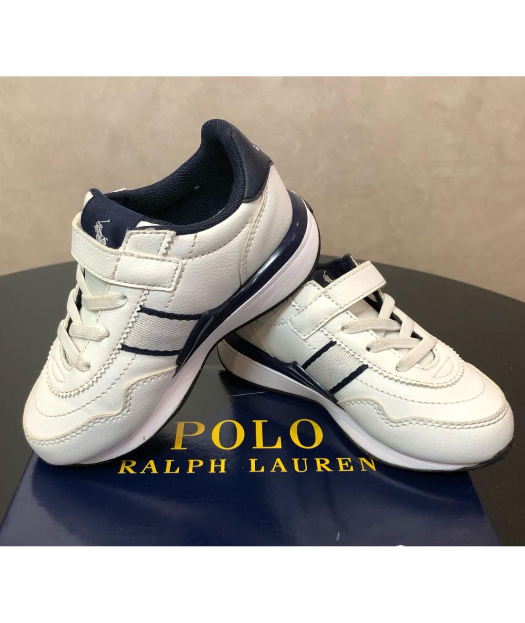 POLO RALPH LAUREN Белые кеды, фото 3