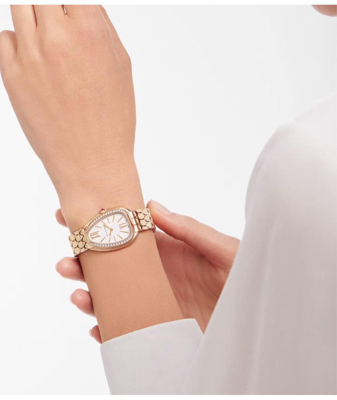 BVLGARI Часы из розового золота, фото 2