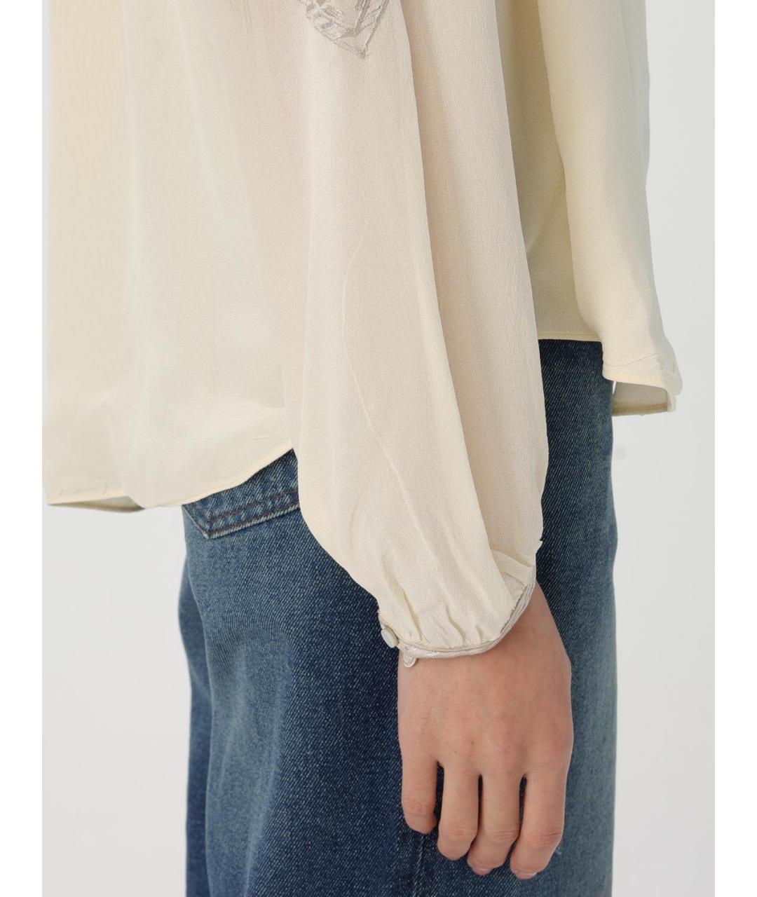 ISABEL MARANT Бежевая блузы, фото 4