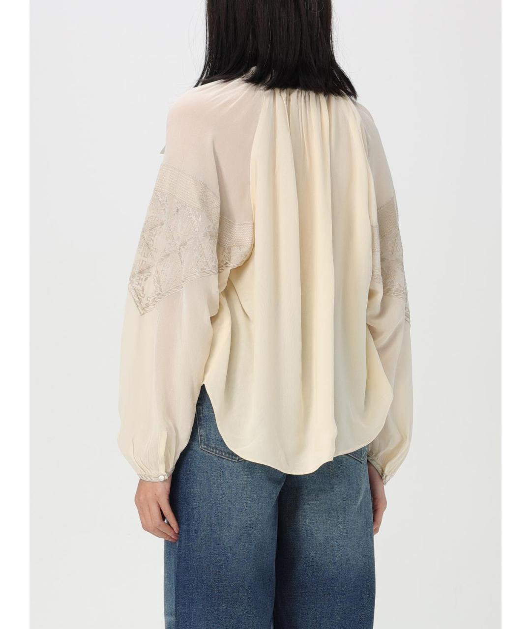 ISABEL MARANT Бежевая блузы, фото 3