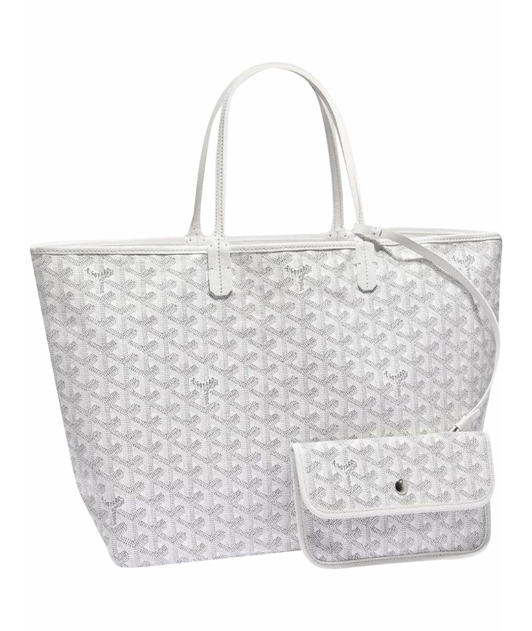 GOYARD Белая сумка тоут, фото 1