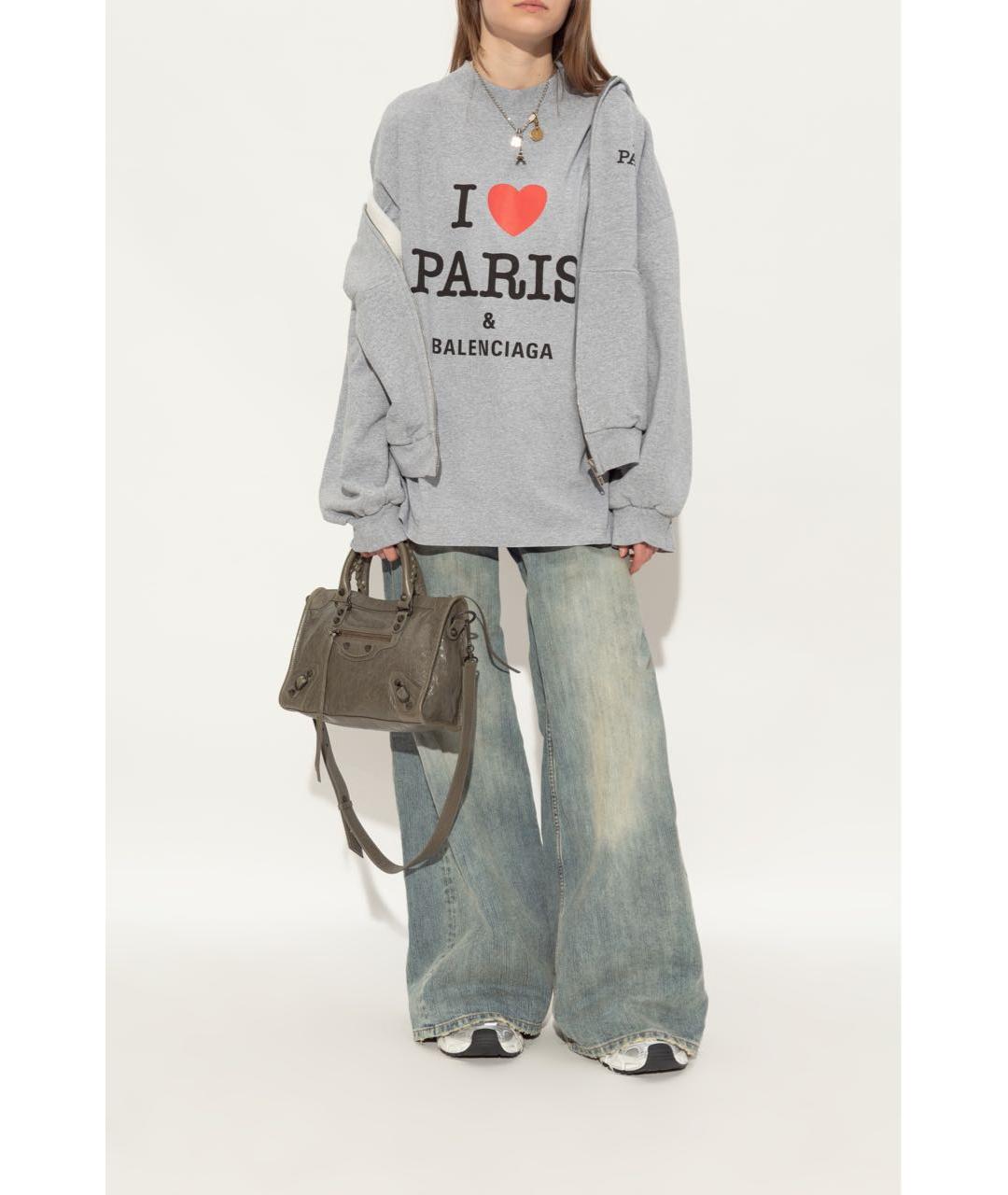 BALENCIAGA Серые кроссовки, фото 7