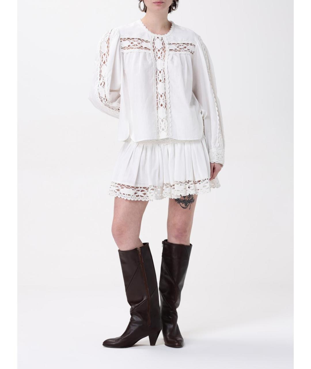 ISABEL MARANT ETOILE Белая льняная рубашка, фото 3