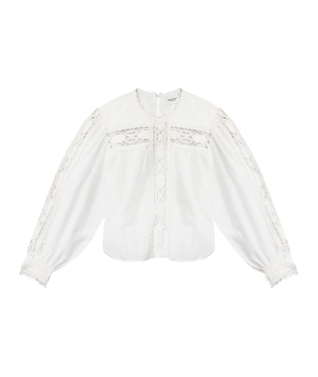 ISABEL MARANT ETOILE Белая льняная рубашка, фото 1