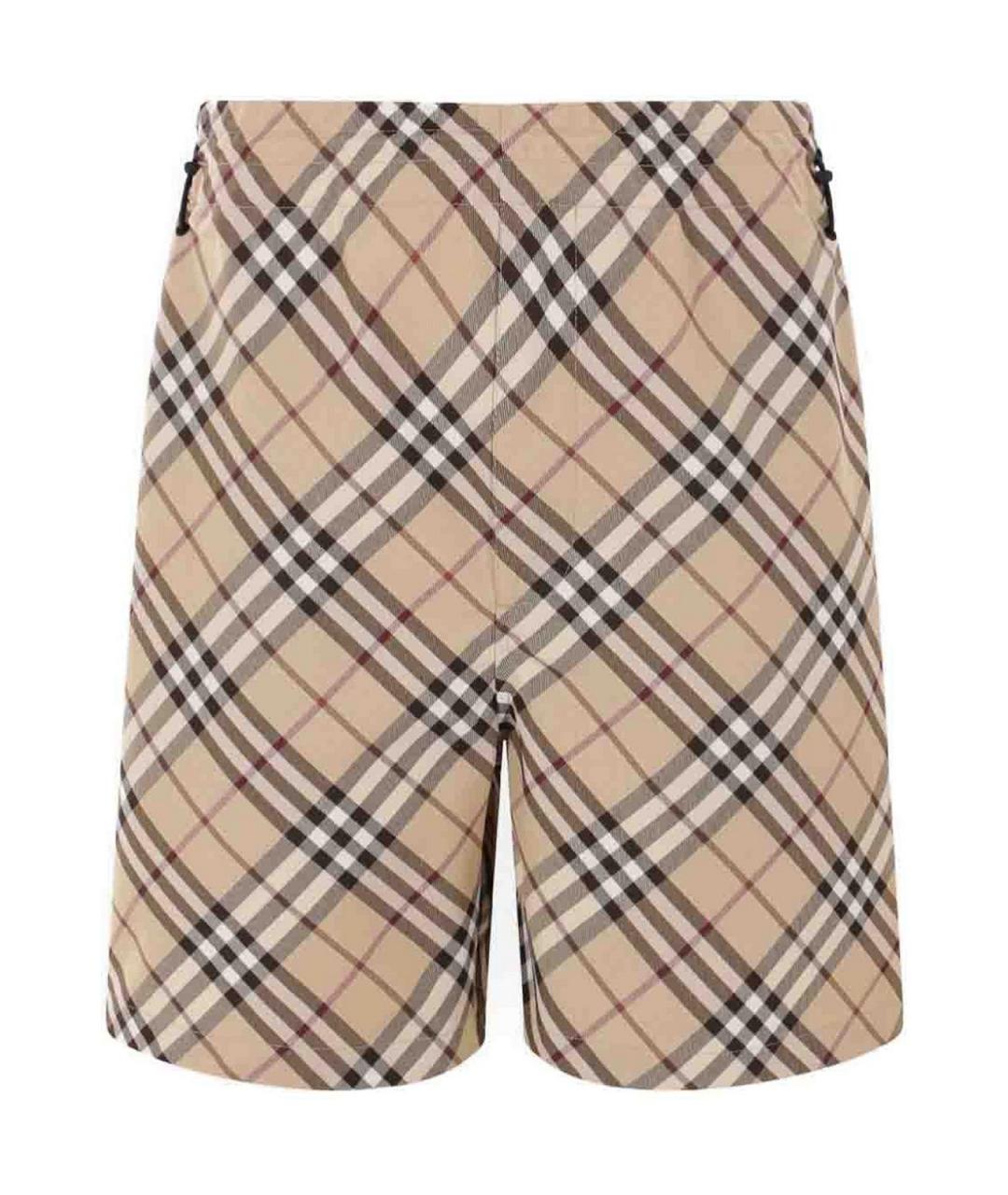 BURBERRY Бежевые шорты, фото 1