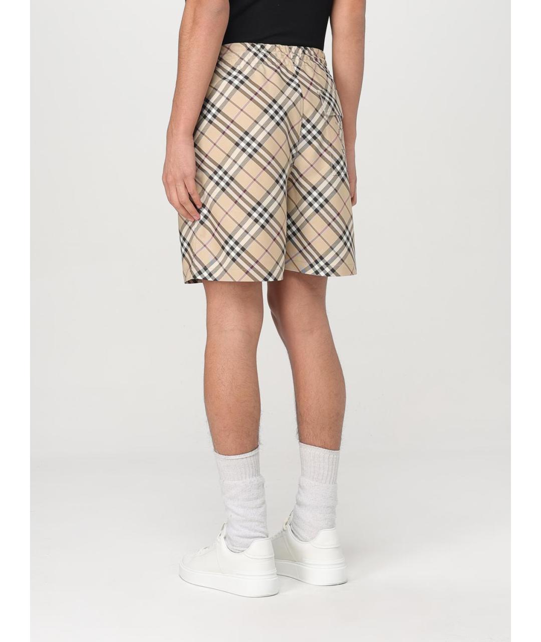 BURBERRY Бежевые шорты, фото 3