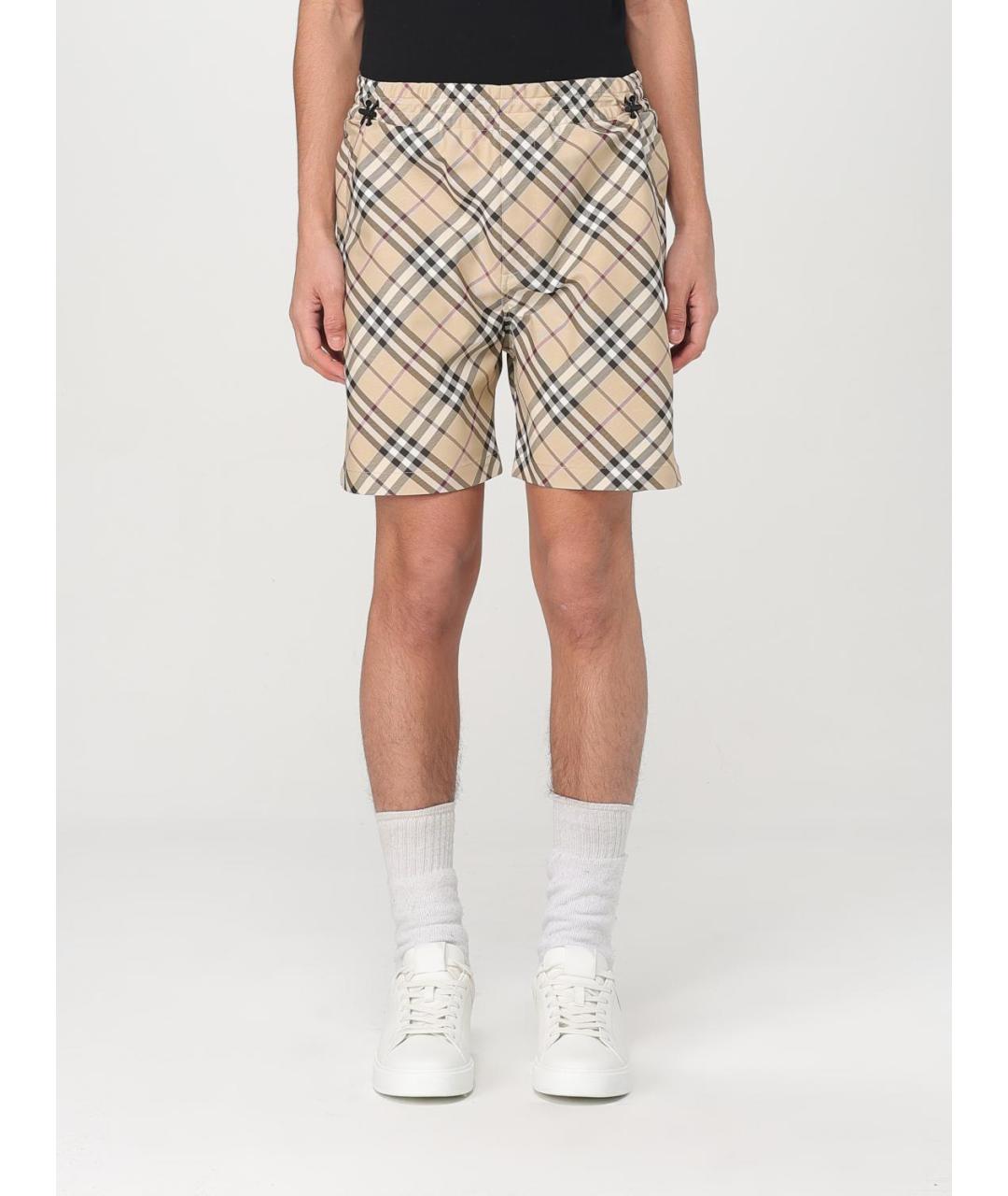 BURBERRY Бежевые шорты, фото 2